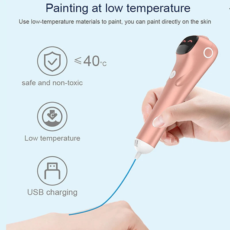 New 3D Pen - Low Temperature, Safe & Fun!