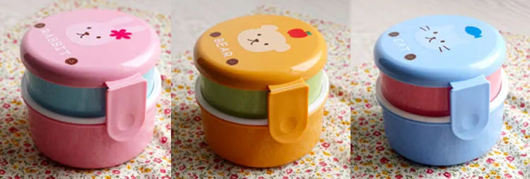 Animal Double-Layer Bento Box