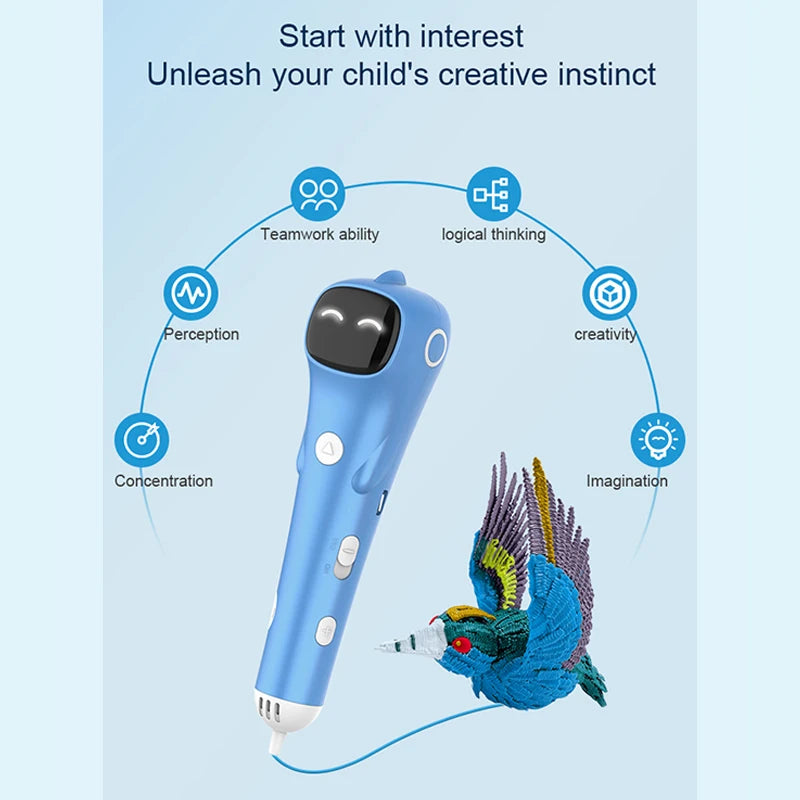 New 3D Pen - Low Temperature, Safe & Fun!