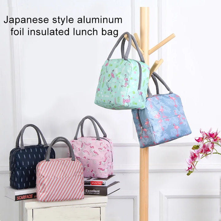 Patterned Insulated Lunch Box