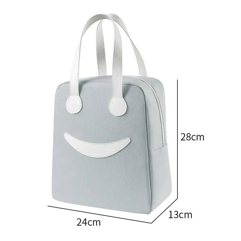 Smiley Insulated Lunch Bag