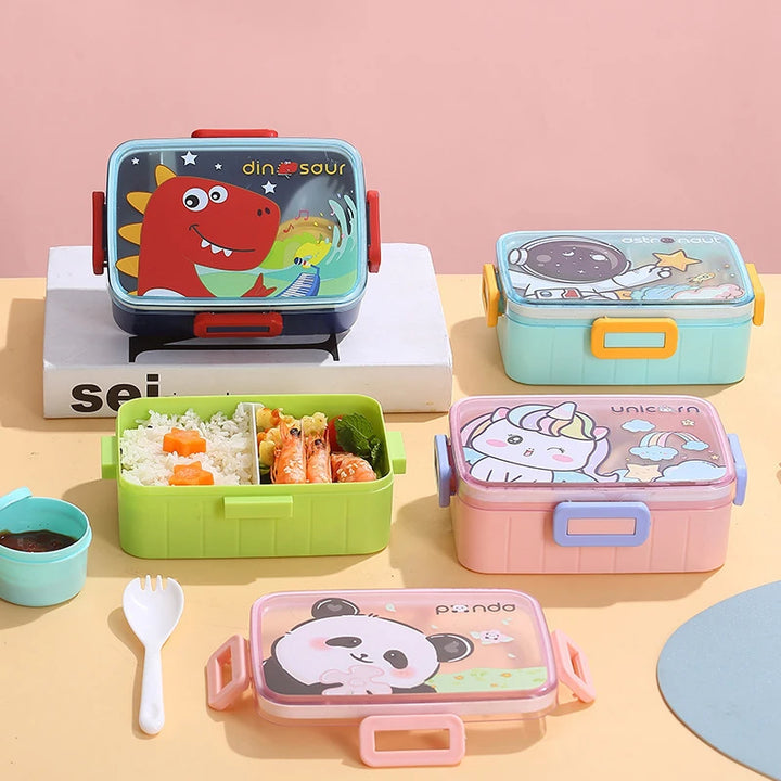 Cartoon Kids Bento Lunch Box