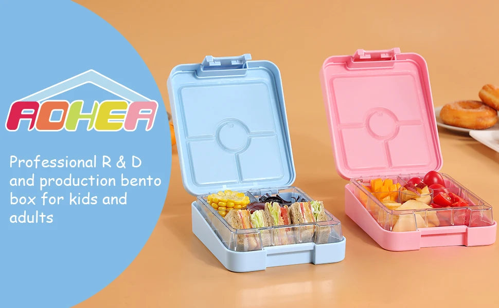 4 Compartment Kids' Bento Lunch Box