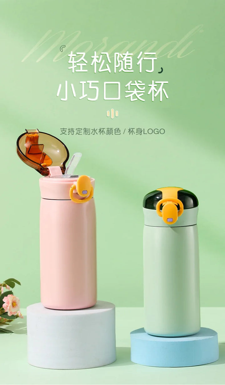 Kids Thermos with Straw