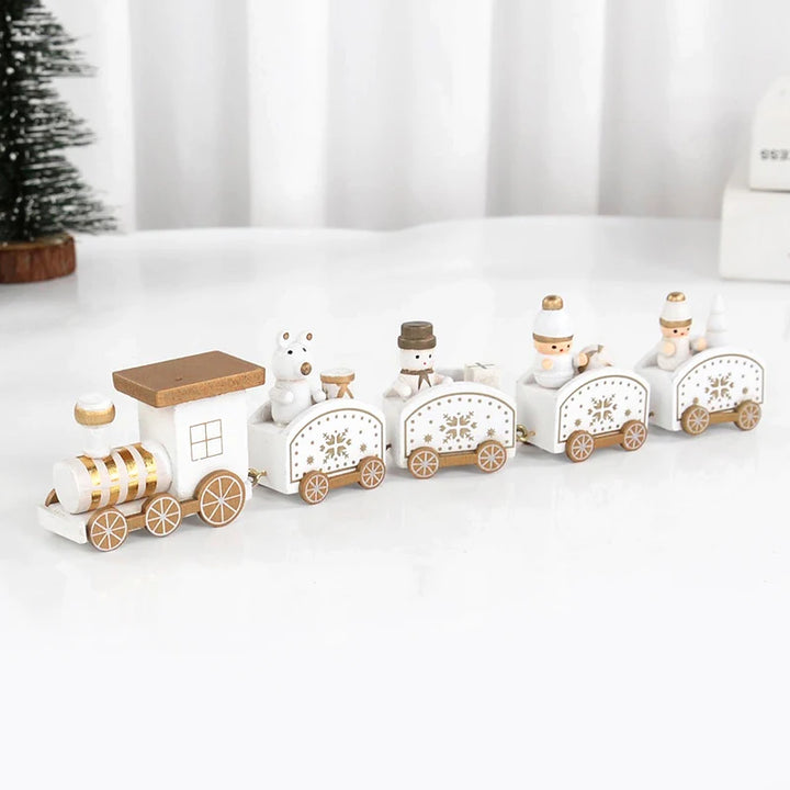 Christmas Wooden Train Ornament – Merry Christmas Home Decor & Kids Gift for 2024