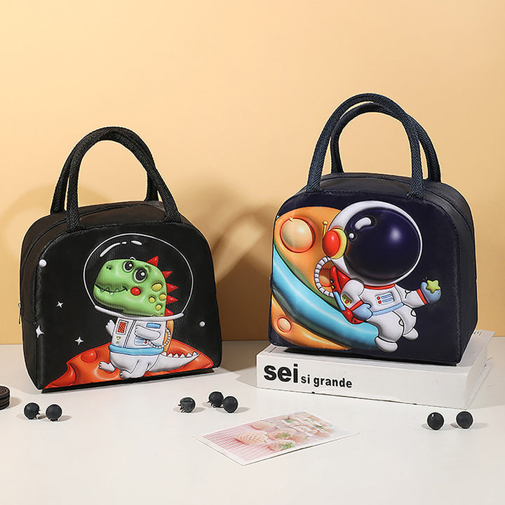 3D Cartoon Insulated Lunch Bag