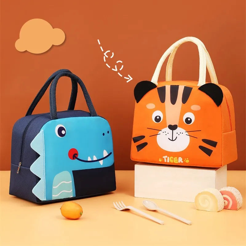 Cartoon Animal Lunch Bags