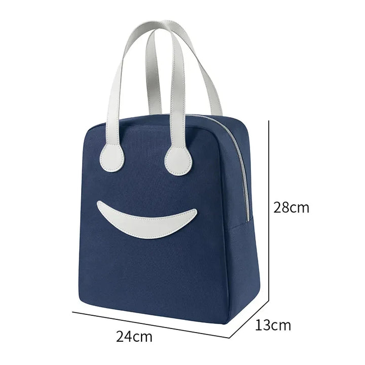 Smiley Insulated Lunch Bag