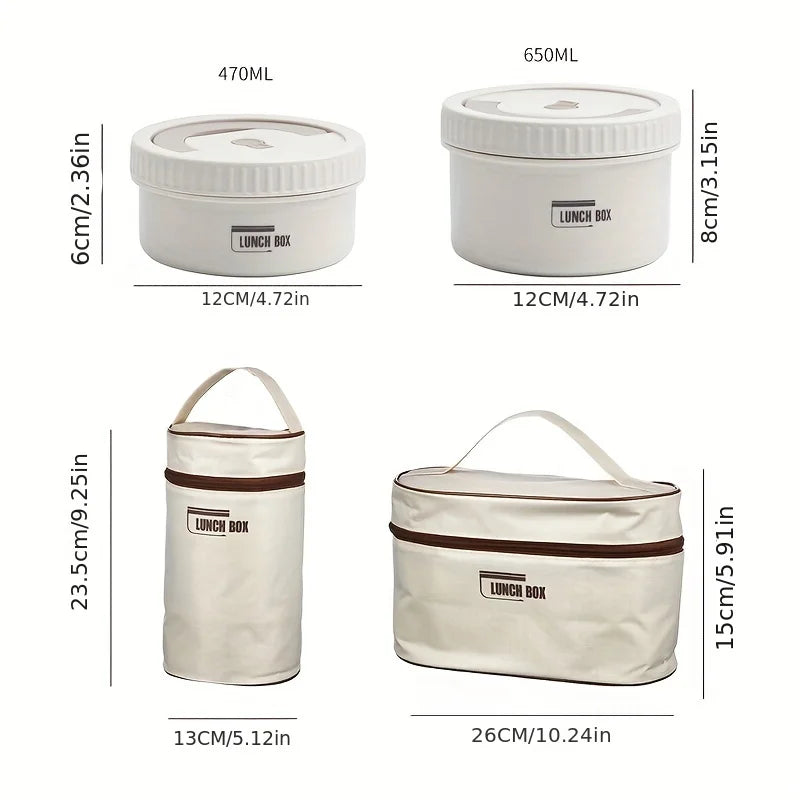 Stainless Steel Lunch Box Set