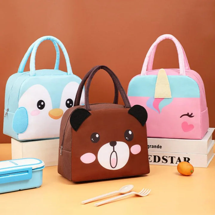 Cartoon Animal Lunch Bags