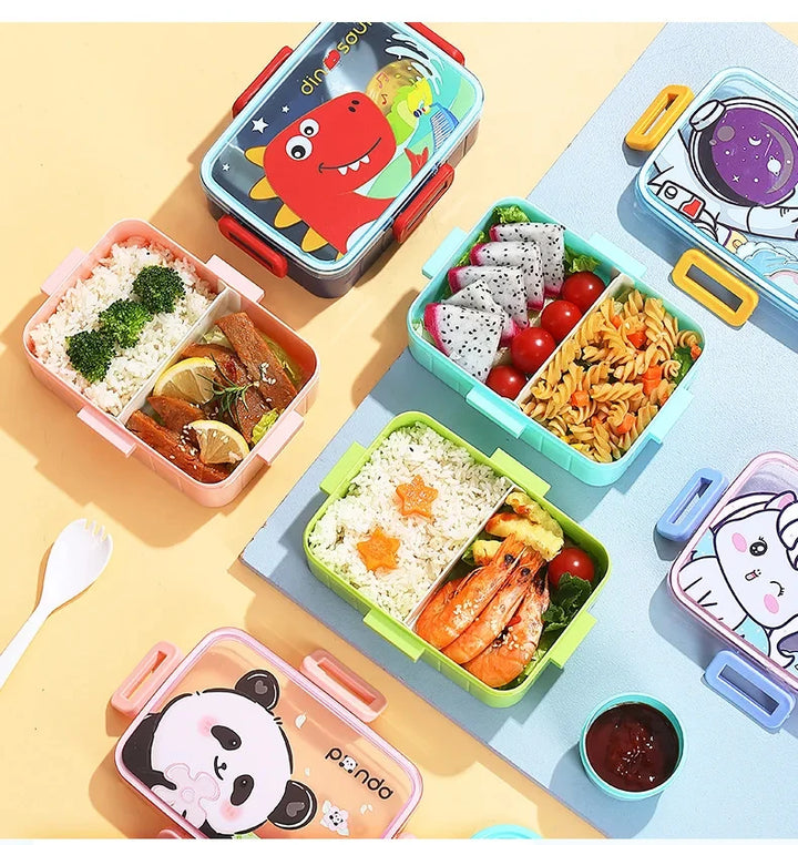 Cartoon Kids Bento Lunch Box