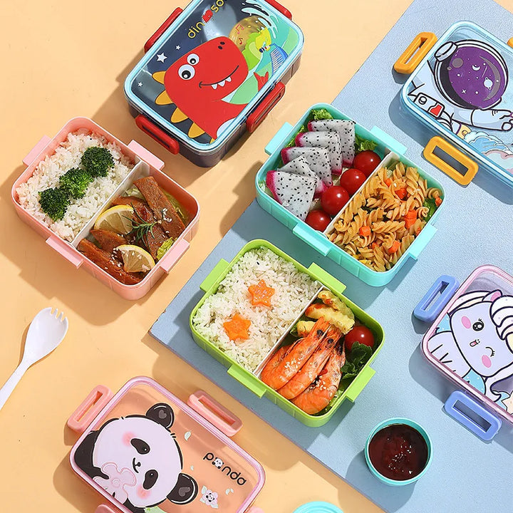 Cartoon Kids Bento Lunch Box