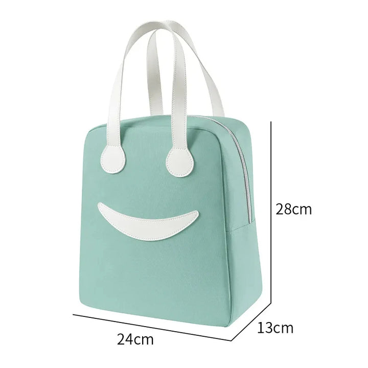 Smiley Insulated Lunch Bag