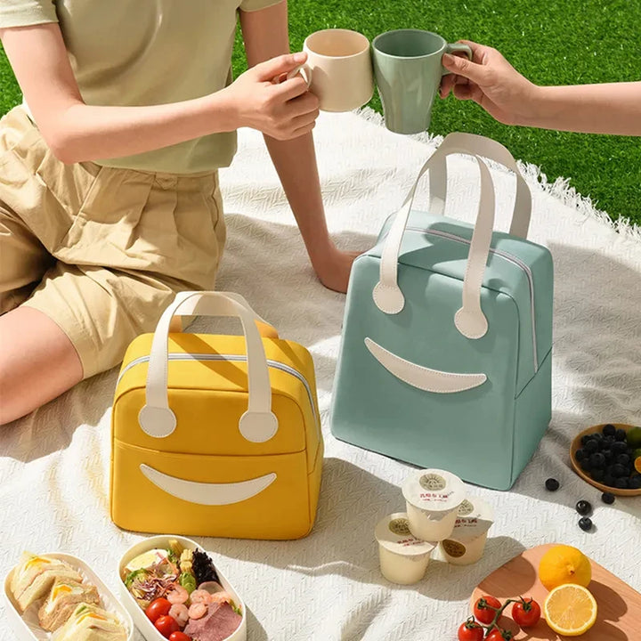 Smiley Insulated Lunch Bag