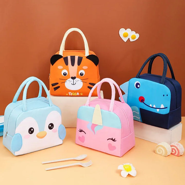 Cartoon Animal Lunch Bags