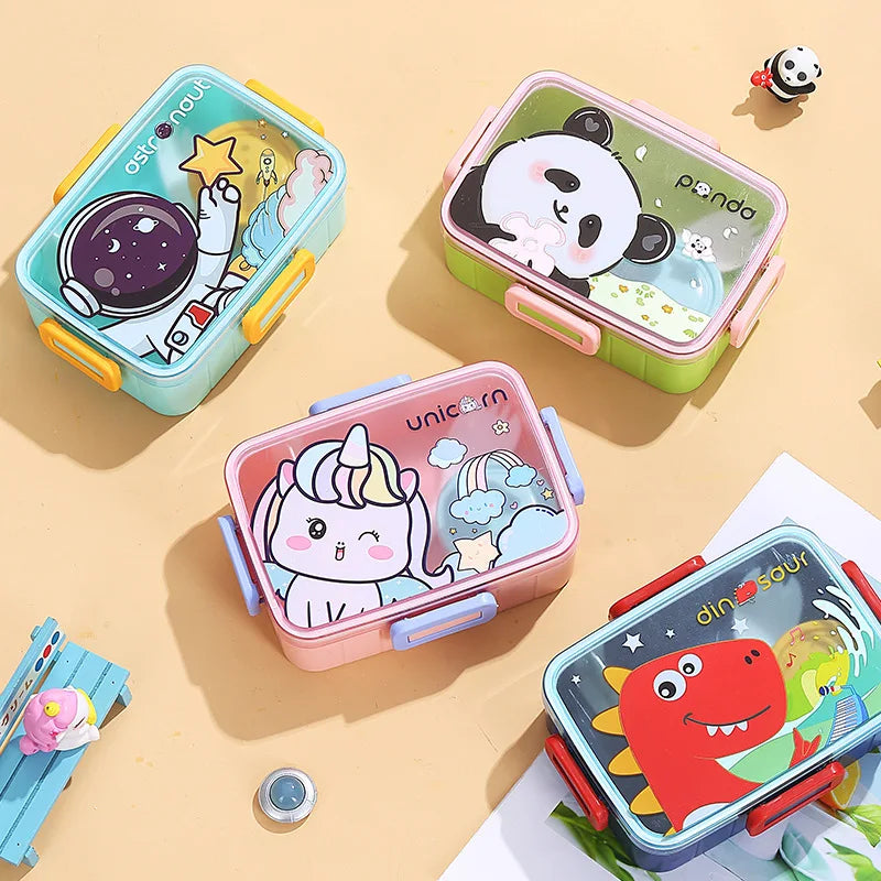 Cartoon Kids Bento Lunch Box