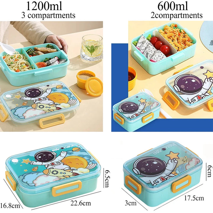 Cartoon Kids Bento Lunch Box